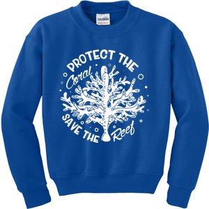 Protect The Coral Save The Reef Fish Keeper Fish Keeping Meaningful Gift Kids Sweatshirt