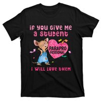 Paraprofessional Teacher Cute Heart Day T-Shirt