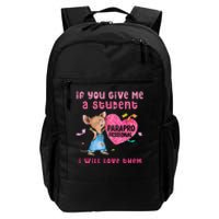 Paraprofessional Teacher Cute Heart Day Daily Commute Backpack