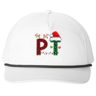 Physical Therapy Christmas Santa Hat Pt Therapist Xmas Snapback Five-Panel Rope Hat