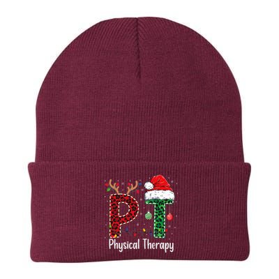 Physical Therapy Christmas Santa Hat Pt Therapist Xmas Knit Cap Winter Beanie