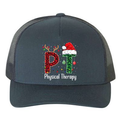 Physical Therapy Christmas Santa Hat Pt Therapist Xmas Yupoong Adult 5-Panel Trucker Hat