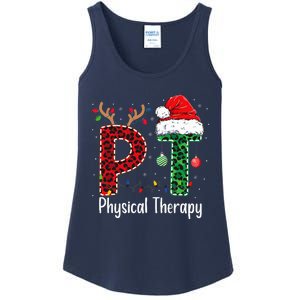 Physical Therapy Christmas Santa Hat Pt Therapist Xmas Ladies Essential Tank