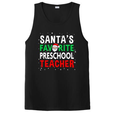 Preschool Teacher Christmas Gift SantaS Favorite Teacher Gift PosiCharge Competitor Tank