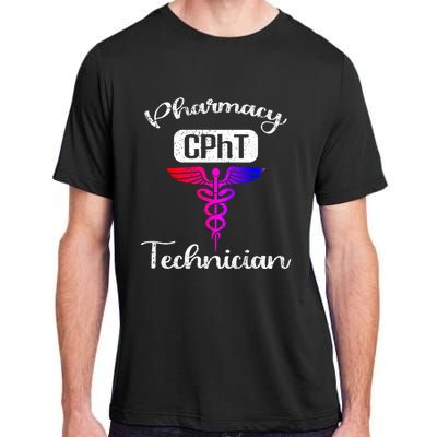 Pharmacy Technician Cpht Tech Pharmacist Gift Adult ChromaSoft Performance T-Shirt