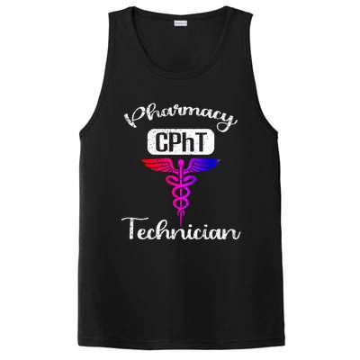 Pharmacy Technician Cpht Tech Pharmacist Gift PosiCharge Competitor Tank