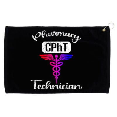 Pharmacy Technician Cpht Tech Pharmacist Gift Grommeted Golf Towel