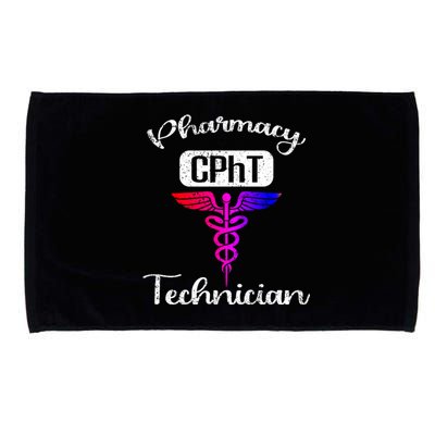 Pharmacy Technician Cpht Tech Pharmacist Gift Microfiber Hand Towel