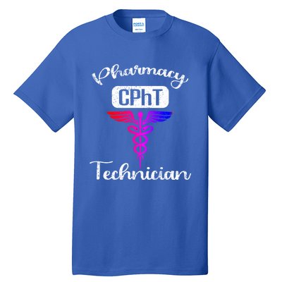 Pharmacy Technician Cpht Tech Pharmacist Gift Tall T-Shirt