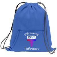 Pharmacy Technician Cpht Tech Pharmacist Gift Sweatshirt Cinch Pack Bag