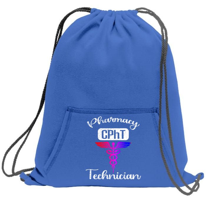 Pharmacy Technician Cpht Tech Pharmacist Gift Sweatshirt Cinch Pack Bag