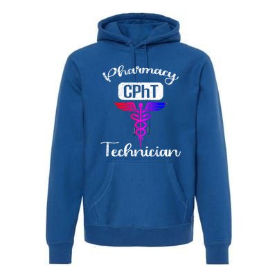 Pharmacy Technician Cpht Tech Pharmacist Gift Premium Hoodie