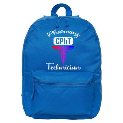 Pharmacy Technician Cpht Tech Pharmacist Gift 16 in Basic Backpack