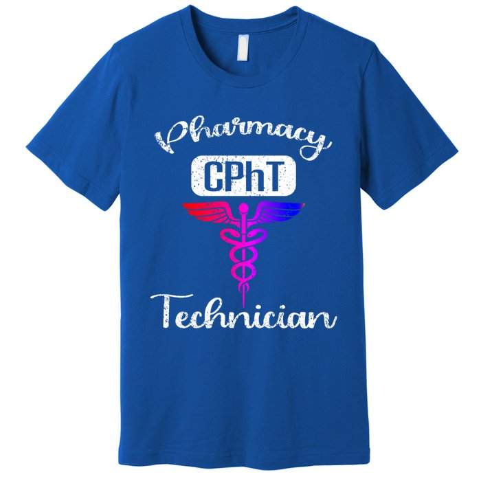 Pharmacy Technician Cpht Tech Pharmacist Gift Premium T-Shirt