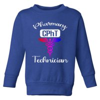 Pharmacy Technician Cpht Tech Pharmacist Gift Toddler Sweatshirt