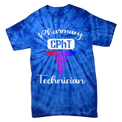 Pharmacy Technician Cpht Tech Pharmacist Gift Tie-Dye T-Shirt