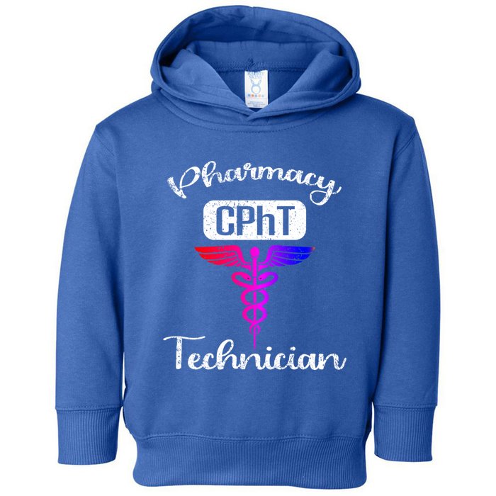 Pharmacy Technician Cpht Tech Pharmacist Gift Toddler Hoodie