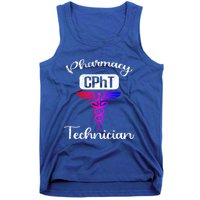 Pharmacy Technician Cpht Tech Pharmacist Gift Tank Top