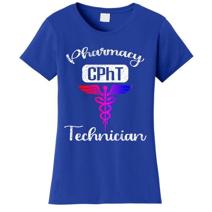 Pharmacy Technician Cpht Tech Pharmacist Gift Women's T-Shirt