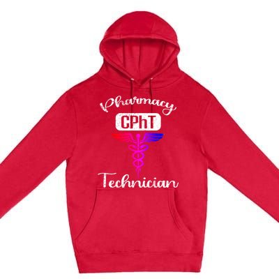 Pharmacy Technician Cpht Tech Pharmacist Gift Premium Pullover Hoodie