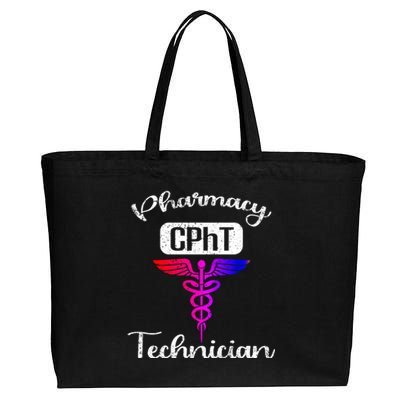 Pharmacy Technician Cpht Tech Pharmacist Gift Cotton Canvas Jumbo Tote