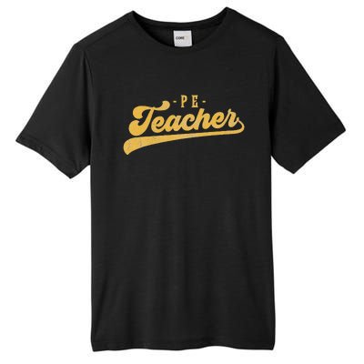 Pe Teacher Cute Vintage Graphic Physical Education Teacher Tall Fusion ChromaSoft Performance T-Shirt