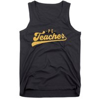 Pe Teacher Cute Vintage Graphic Physical Education Teacher Tank Top