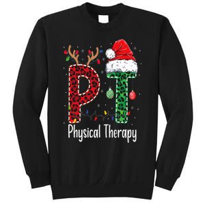 Physical Therapy Christmas santa hat PT Therapist xmas Sweatshirt