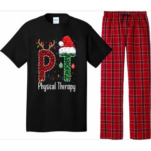 Physical Therapy Christmas santa hat PT Therapist xmas Pajama Set