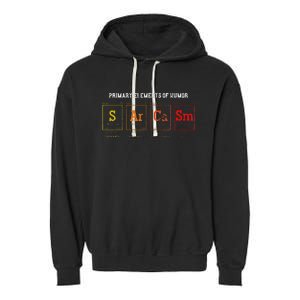 Periodic Table Chemist Puns Gift Witty Smart Sarcasm Garment-Dyed Fleece Hoodie