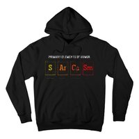 Periodic Table Chemist Puns Gift Witty Smart Sarcasm Hoodie