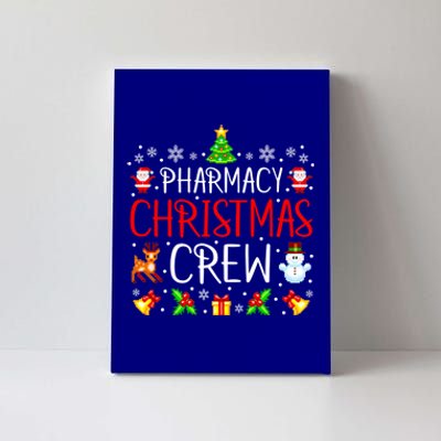 Pharmacy Tech Christmas Crew Matching Xmas Pharmacist Gift Canvas