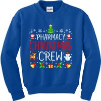 Pharmacy Tech Christmas Crew Matching Xmas Pharmacist Gift Kids Sweatshirt