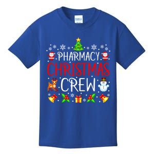 Pharmacy Tech Christmas Crew Matching Xmas Pharmacist Gift Kids T-Shirt