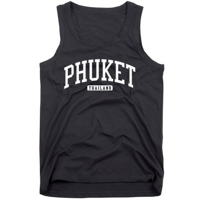 Phuket Thailand College University Style Tank Top