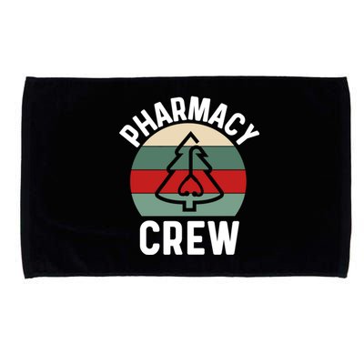 Pharmacy Tech Christmas Gift Retro Pharmacy Crew Pharmacist Gift Microfiber Hand Towel