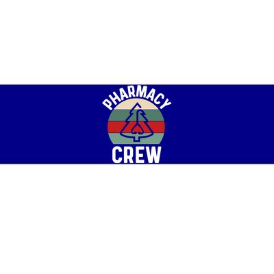 Pharmacy Tech Christmas Gift Retro Pharmacy Crew Pharmacist Gift Bumper Sticker