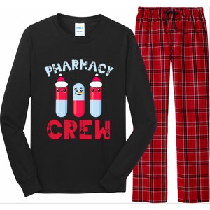 Pharmacy Tech Christmas Cool Gift Christmas Crew Pharmacy Team Funny Gift Long Sleeve Pajama Set