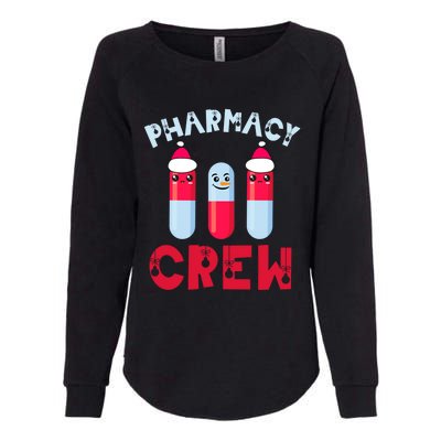 Pharmacy Tech Christmas Cool Gift Christmas Crew Pharmacy Team Funny Gift Womens California Wash Sweatshirt