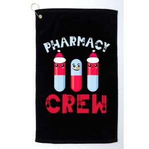 Pharmacy Tech Christmas Cool Gift Christmas Crew Pharmacy Team Funny Gift Platinum Collection Golf Towel