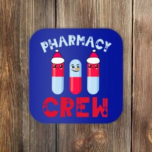 Pharmacy Tech Christmas Cool Gift Christmas Crew Pharmacy Team Funny Gift Coaster