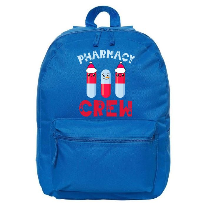 Pharmacy Tech Christmas Cool Gift Christmas Crew Pharmacy Team Funny Gift 16 in Basic Backpack