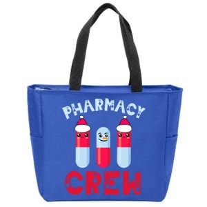 Pharmacy Tech Christmas Cool Gift Christmas Crew Pharmacy Team Funny Gift Zip Tote Bag