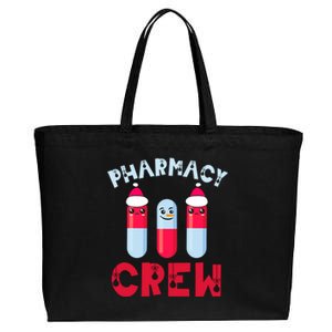 Pharmacy Tech Christmas Cool Gift Christmas Crew Pharmacy Team Funny Gift Cotton Canvas Jumbo Tote