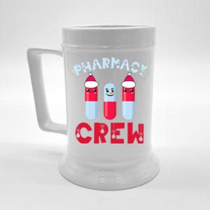 Pharmacy Tech Christmas Cool Gift Christmas Crew Pharmacy Team Funny Gift Beer Stein