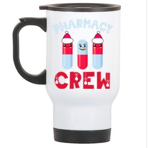 Pharmacy Tech Christmas Cool Gift Christmas Crew Pharmacy Team Funny Gift Stainless Steel Travel Mug