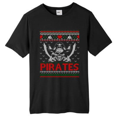 Pirates Themed Christmas Ugly Xmas Meaningful Gift Tall Fusion ChromaSoft Performance T-Shirt