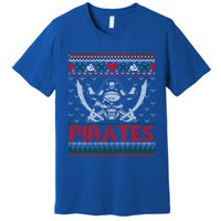 Pirates Themed Christmas Ugly Xmas Meaningful Gift Premium T-Shirt