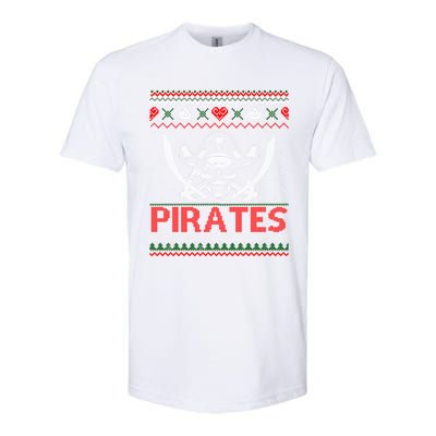 Pirates Themed Christmas Ugly Xmas Meaningful Gift Softstyle® CVC T-Shirt