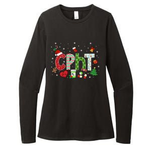 Pharmacy Technician Christmas Gift Cpht Xmas Pajama Meaningful Gift Womens CVC Long Sleeve Shirt